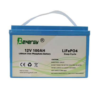 Lifepo4 Güneş Pili 12v şarj edilebilir lityum pil paketi 12V 100AH